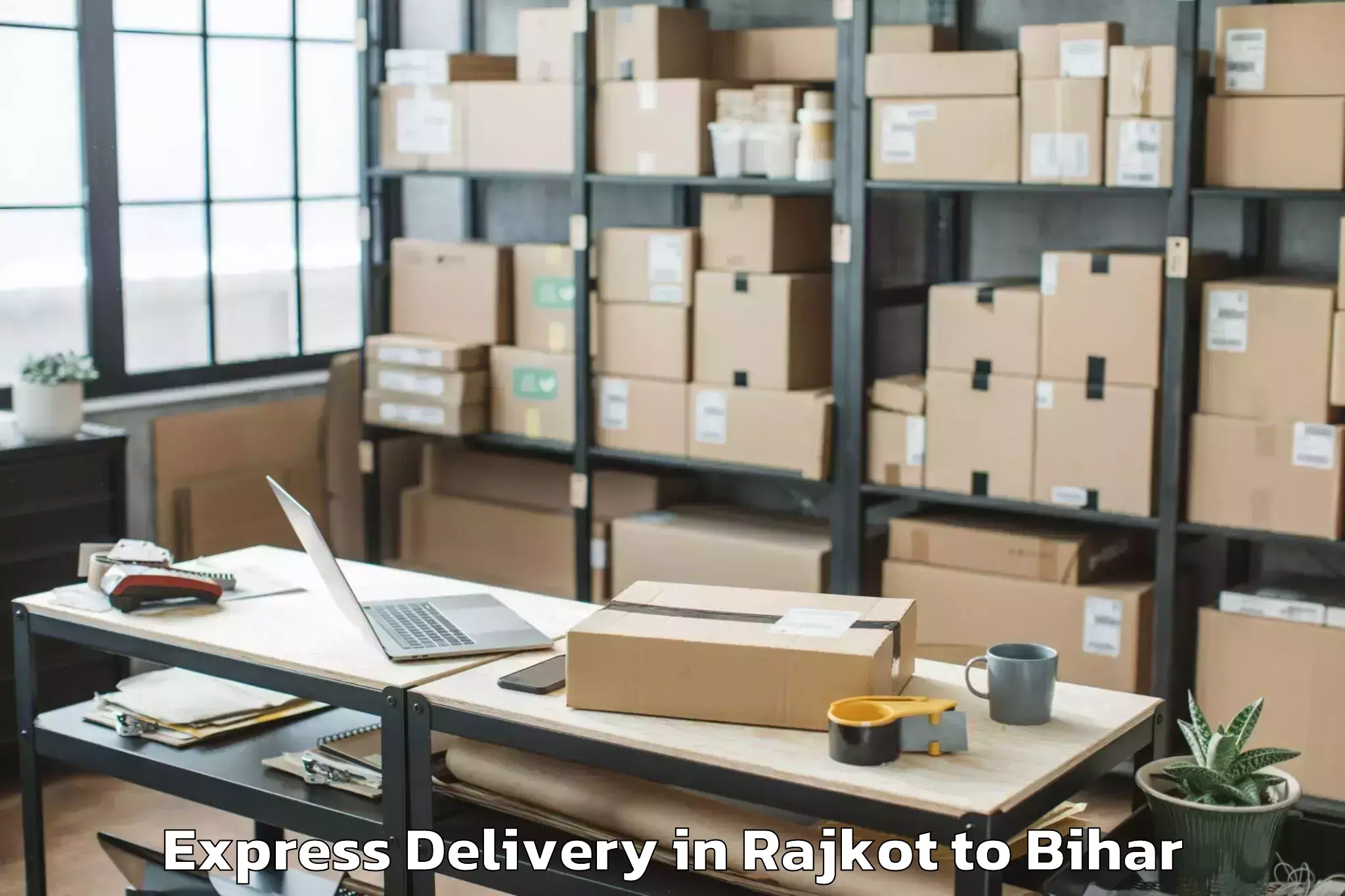 Quality Rajkot to Ghanshampur Express Delivery